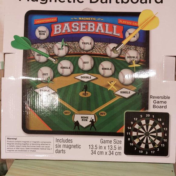 2-in-1 Reversible Magnetic Dartboard - Picture 2 of 3